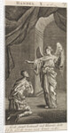 Cornelius kneels before the angel sent to him by Anonymous