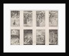 Eight New Testament scenes on a sheet by Pieter Arentsz & Cornelis van der Sys II