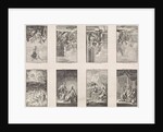 Eight New Testament scenes on a sheet by Pieter Arentsz & Cornelis van der Sys II