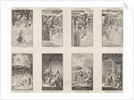 Eight New Testament scenes on a sheet by Pieter Arentsz & Cornelis van der Sys II