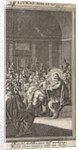 Christ puts his hand on a woman by Anonymous