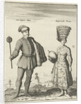 Hungarian man and Bulgarian woman in costume by Jan Luyken