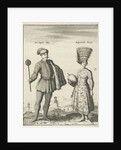 Hungarian man and Bulgarian woman in costume by Jan Luyken