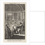Christ puts his hand on a woman by Pieter Arentsz & Cornelis van der Sys II