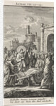 Generation of the son of the widow of Nain by Pieter Arentsz & Cornelis van der Sys II