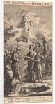 Joseph is sold by his brothers to merchants in the pit by Jan Luyken