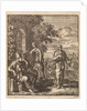 Seated man with cup and can turns from a thirsty hiker by Pieter Arentsz & Cornelis van der Sys II