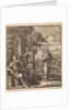Seated man with cup and can turns from a thirsty hiker by Pieter Arentsz & Cornelis van der Sys II
