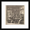 People sit at a table drinking coffee by Pieter Arentsz & Cornelis van der Sys II