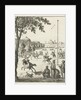 Persians on horseback practicing with bow and arrow by Pieter Jansz