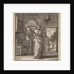 Woman holding a brush on a stick by Pieter Arentsz & Cornelis van der Sys II