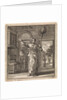 Woman holding a brush on a stick by Pieter Arentsz & Cornelis van der Sys II