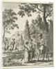 Road guards in Persia in conversation with the writer Jean de Thevenot by Jan Luyken