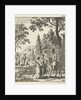 Road guards in Persia in conversation with the writer Jean de Thevenot by Jan Luyken