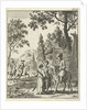 Road guards in Persia in conversation with the writer Jean de Thevenot by Jan Luyken