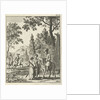 Road guards in Persia in conversation with the writer Jean de Thevenot by Jan Luyken