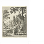 Road guards in Persia in conversation with the writer Jean de Thevenot by Jan Luyken