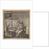 Man extinguishes a candle with a candle snuffer by Pieter Arentsz & Cornelis van der Sys II