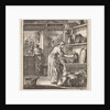 Woman cleans a pot by Pieter Arentsz & Cornelis van der Sys II