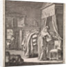 Woman collects a bed sheet by Pieter Arentsz & Cornelis van der Sys II