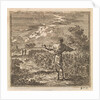 Man overlooks a rapeseed field by Pieter Arentsz & Cornelis van der Sys II