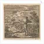 Man overlooks a rapeseed field by Pieter Arentsz & Cornelis van der Sys II