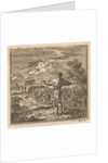 Man overlooks a rapeseed field by Pieter Arentsz & Cornelis van der Sys II