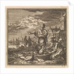 Fisher and his wife and a tub full of fish by Arentsz Pieter Cornelis van der Sys II