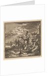 Fisher and his wife and a tub full of fish by Arentsz Pieter Cornelis van der Sys II