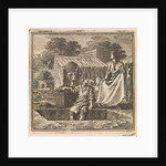 Man sitting on the edge of a deep pit by Pieter Arentsz & Cornelis van der Sys II