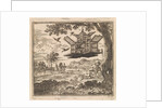 On a tree hangs a birdcage by Pieter Arentsz & Cornelis van der Sys II