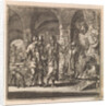 Man shows two men exhibited weapons by Arentsz & Pieter Cornelis van der Sys II