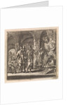 Man shows two men exhibited weapons by Arentsz & Pieter Cornelis van der Sys II