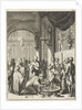 Foot Washing of the travelers in a monastery in Jerusalem by Jan Luyken