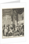 Foot Washing of the travelers in a monastery in Jerusalem by Jan Luyken