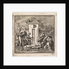 Six people mourn a dead person by Pieter Arentsz & Cornelis van der Sys II