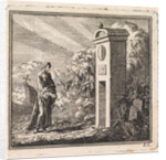 Man before the gate of the dead world by Pieter Arentsz & Cornelis van der Sys II