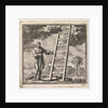 Man points to a ladder reaching to heaven by Pieter Arentsz & Cornelis van der Sys II