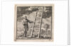 Man points to a ladder reaching to heaven by Pieter Arentsz & Cornelis van der Sys II