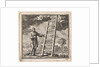 Man points to a ladder reaching to heaven by Pieter Arentsz & Cornelis van der Sys II