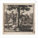 Father Time keeps death from chopping down a tree by Pieter Arentsz & Cornelis van der Sys II
