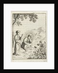 Christ and the personified soul contemplate nature by Pieter Arentsz II