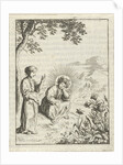 Christ and the personified soul contemplate nature by Pieter Arentsz II