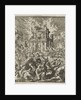 Romans kill the Jews, while the Temple burns by Barent Visscher