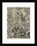 Romans kill the Jews, while the Temple burns by Barent Visscher