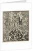 Romans kill the Jews, while the Temple burns by Barent Visscher
