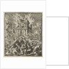 Romans kill the Jews, while the Temple burns by Barent Visscher