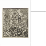Romans kill the Jews, while the Temple burns by Barent Visscher