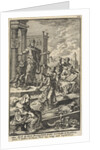 Tyrant watches as the personifications of the Law and Faith are suppressed by Jacob van Royen