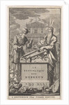 Moses and Aaron standing behind an altar by Pieter Mortier